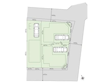 【東京都/中野区中野】中野区中野六丁目　新築戸建　B棟　全3棟現場 区画図