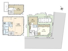 【東京都/中野区中野】中野区中野六丁目　新築戸建　C棟　全3棟現場 間取り図