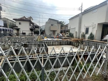 【東京都/中野区大和町】中野区大和町4丁目　新築戸建C号棟 建築中の外観