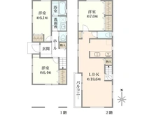 【東京都/中野区大和町】中野区大和町4丁目　新築戸建C号棟 間取り図