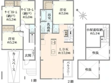 【東京都/杉並区井草】東京都杉並区井草2丁目　4号棟 間取り図