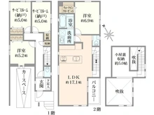 【東京都/杉並区井草】東京都杉並区井草2丁目　5号棟 間取り図