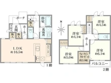 【東京都/練馬区高松】セレキュア光が丘Sta.　18号地 間取り図