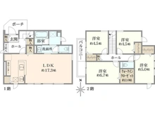 【東京都/練馬区高松】セキュレア光が丘Sta. 19号地 間取り図
