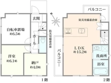 【東京都/武蔵野市吉祥寺南町】武蔵野市吉祥寺南町5丁目 新築一戸建て 間取り図