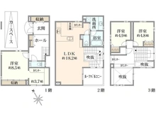 【東京都/中野区本町】中野区本町2丁目中古戸建 間取り図