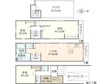 【東京都/中野区中央】ラ・ヴィ・ベル中野 間取り図