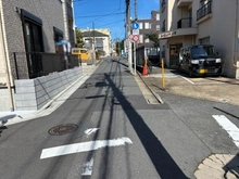 【東京都/中野区東中野】中野区東中野1丁目 新築戸建 前面道路