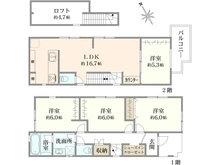 【東京都/杉並区西荻南】ラ・ヴィ・ベル西荻窪(2号棟) 間取り図