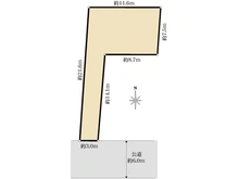 【東京都/中野区弥生町】中野区弥生町4丁目　中古戸建 区画図