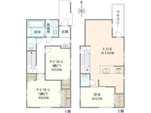 【東京都/杉並区阿佐谷北】杉並区阿佐谷北6丁目　新築戸建(3号棟) 間取り図