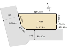【東京都/練馬区平和台】練馬区平和台2丁目　新築戸建 区画図