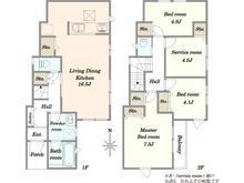 【東京都/葛飾区西水元】葛飾区西水元新築戸建て1号棟 間取り図