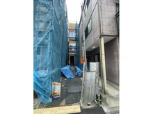 【東京都/江東区古石場】江東区古石場3丁目 新築戸建B号棟 建築中の外観