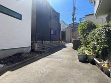 【東京都/北区上中里】北区上中里2丁目　新築戸建て 前面道路