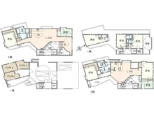【東京都/新宿区矢来町】新宿区矢来町　戸建 間取り図