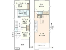 【東京都/練馬区桜台】練馬区 桜台二丁目 B号棟 間取り図