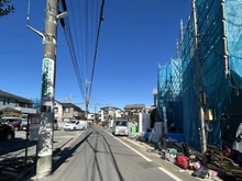 【東京都/練馬区高松】練馬区高松2丁目　新築戸建1号棟 前面道路