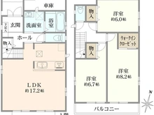 【大阪府/箕面市桜ケ丘】箕面市桜ケ丘四丁目　新築戸建 間取り図