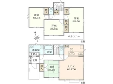 【大阪府/箕面市新稲】箕面市新稲六丁目　新築戸建 間取り図