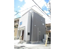 【大阪府/豊中市桜の町】豊中市桜の町二丁目　新築戸建 外観：※南東側より