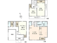 【大阪府/豊中市桜の町】豊中市桜の町二丁目　新築戸建 間取り図