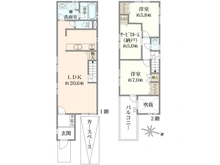 【大阪府/池田市満寿美町】池田市満寿美町　新築戸建　A号棟 間取り図