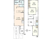【大阪府/池田市満寿美町】池田市満寿美町　新築戸建　B号棟 間取り図