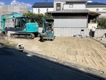 【大阪府/箕面市半町】箕面市半町3丁目　新築戸建　A号棟 現地（建築前）：※全3棟のA号棟（写真左側）