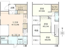 【大阪府/豊中市長興寺南】豊中市長興寺南3丁目 間取り図