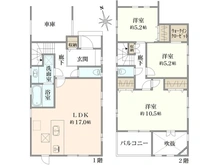 【大阪府/池田市豊島北】池田市豊島北1丁目　新築戸建 間取り図