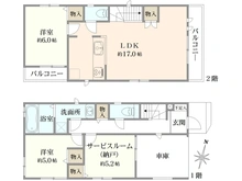 【大阪府/豊中市東豊中町】豊中市東豊中町五丁目　新築戸建 間取り図