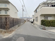 【大阪府/豊中市北緑丘】豊中市北緑丘1丁目　新築戸建 前面道路