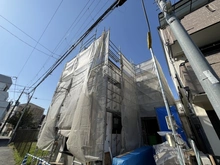 【大阪府/豊中市中桜塚】豊中市中桜塚一丁目　新築戸建 建築中の外観