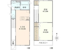 【大阪府/豊中市野田町】豊中市野田町　中古戸建 間取り図