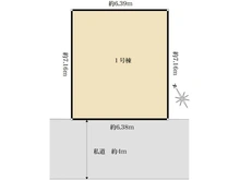 【東京都/練馬区西大泉】練馬区西大泉1丁目新築戸建 区画図