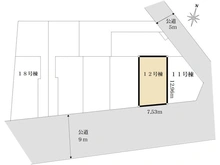 【東京都/練馬区西大泉】練馬区西大泉4丁目新築戸建・12号棟 区画図