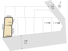 【東京都/練馬区西大泉】練馬区西大泉4丁目新築戸建・18号棟 区画図