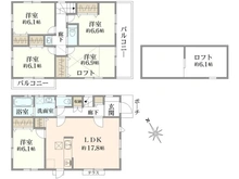 【東京都/練馬区東大泉】練馬区東大泉7丁目新築戸建 間取り図