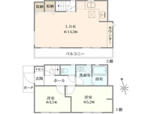 【東京都/東久留米市幸町】東久留米市幸町4丁目新築戸建 間取り図