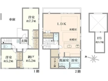 【東京都/練馬区石神井町】練馬区石神井町8丁目新築戸建・2号棟 間取り図