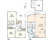 【東京都/練馬区石神井台】練馬区石神井台3丁目新築戸建・1号棟 間取り図