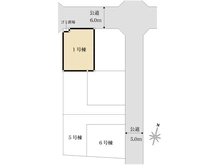 【東京都/練馬区石神井台】練馬区石神井台3丁目新築戸建・1号棟 区画図