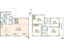 【東京都/練馬区石神井台】練馬区石神井台3丁目新築戸建・6号棟 間取り図