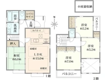 【東京都/練馬区西大泉】練馬区西大泉4丁目中古戸建 間取り図