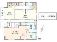 【東京都/西東京市下保谷】西東京市下保谷2丁目新築戸建　2号棟 間取り図