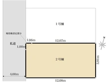 【東京都/西東京市下保谷】西東京市下保谷2丁目新築戸建　2号棟 区画図