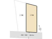 【東京都/西東京市住吉町】西東京市住吉町4丁目新築戸建 2号棟 区画図
