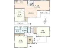【東京都/西東京市下保谷】西東京市下保谷1丁目 中古戸建 間取り図