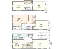 【東京都/練馬区春日町】練馬区春日町1丁目中古戸建 間取り図
